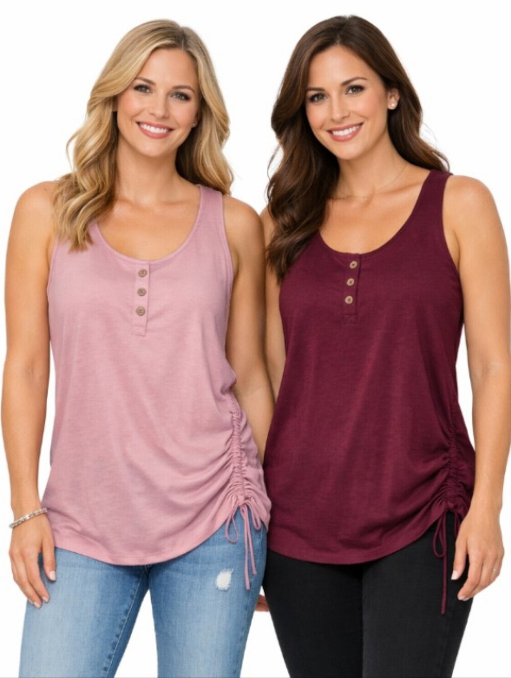 Two Pretty Sleeveless Tops – Size Small